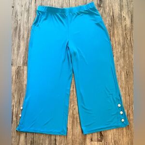 Curations x Debbie Denmon Pull On Knit Crop Flare Pant - Size 1X - Pre—Loved